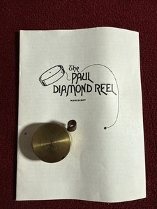 Paul Diamond Reel & Manuscript VNTG RARE magic Trick Ring On Rope 