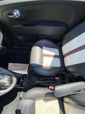 2012-2019 Fiat 500 Gucci Complete Seat Set Embossed Leather Oem