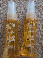 2 Pack Body Fantasies Vanilla Fragrance Body Spray 1 fl oz Purse Travel Size