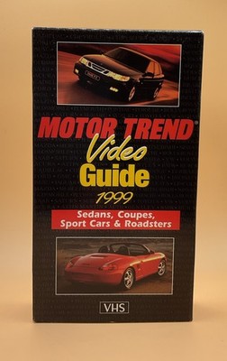 Motor Trend Video Guide 1999 Sedans, Coupes, Sport Cars & Roadsters VHS