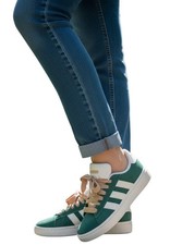 Adidas Grand Court Alpha Lace Up Sneakers Women s US 7.5 Collegiate Green NWB