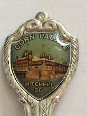 Vintage Souvenir Spoon US Collectible Corn Palace Mitchell South Dakota