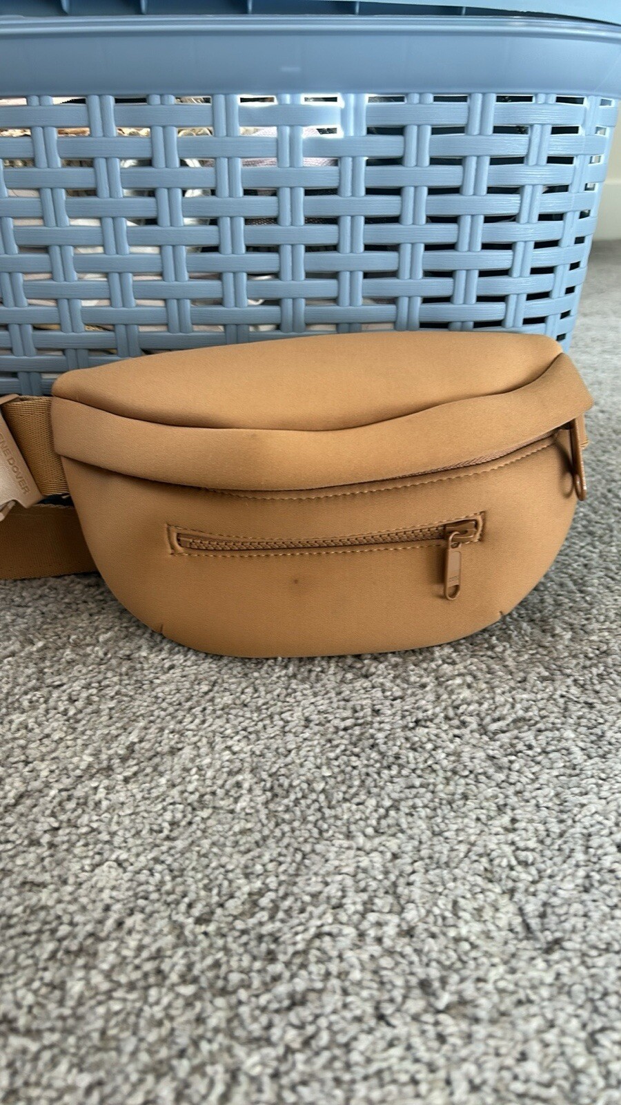 Dagne Dover Tan Fanny Pack with Fast Shipping  