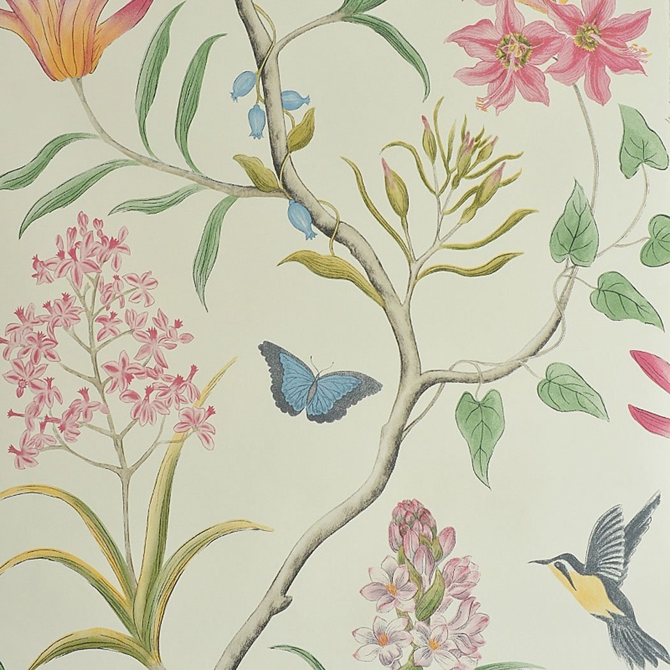 Vintage Floral Bird Wallpaper Roll Self Adhesive Rustic Vintage Contact