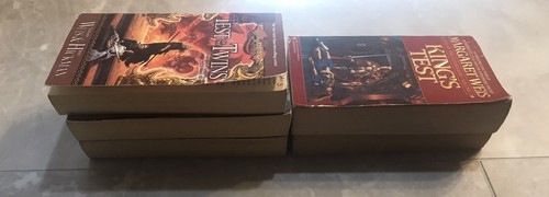 5 Book Lot- Dragonlance Legends 1-3 By Margaret Weis + Kings Test-Rose Of Proph - Picture 6 of 6