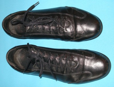 Banana Republic Black Leather Lace-Up Dress Oxfords Oxford Leather Dress Shoe | Banana Republic Factory main image 4