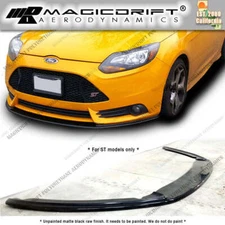For 13 14 Ford Focus ST Front Bumper Chin Lip Spoiler Splitter Polyurethane MK3