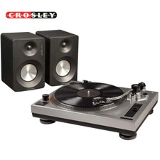 Crosley K100 K-Series 2-Speed Bluetooth Turntable System w/ Dual Speakers