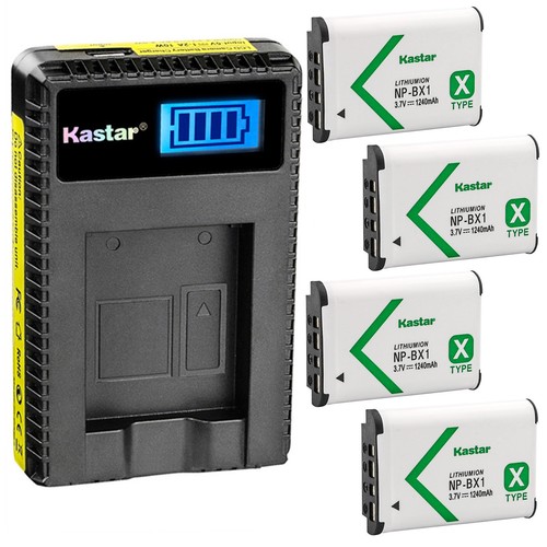 Kastar Battery LCD Charger for Sony NP-BX1 BC-CSX & Sony Cyber-shot DSC-HX300 - Picture 11 of 11