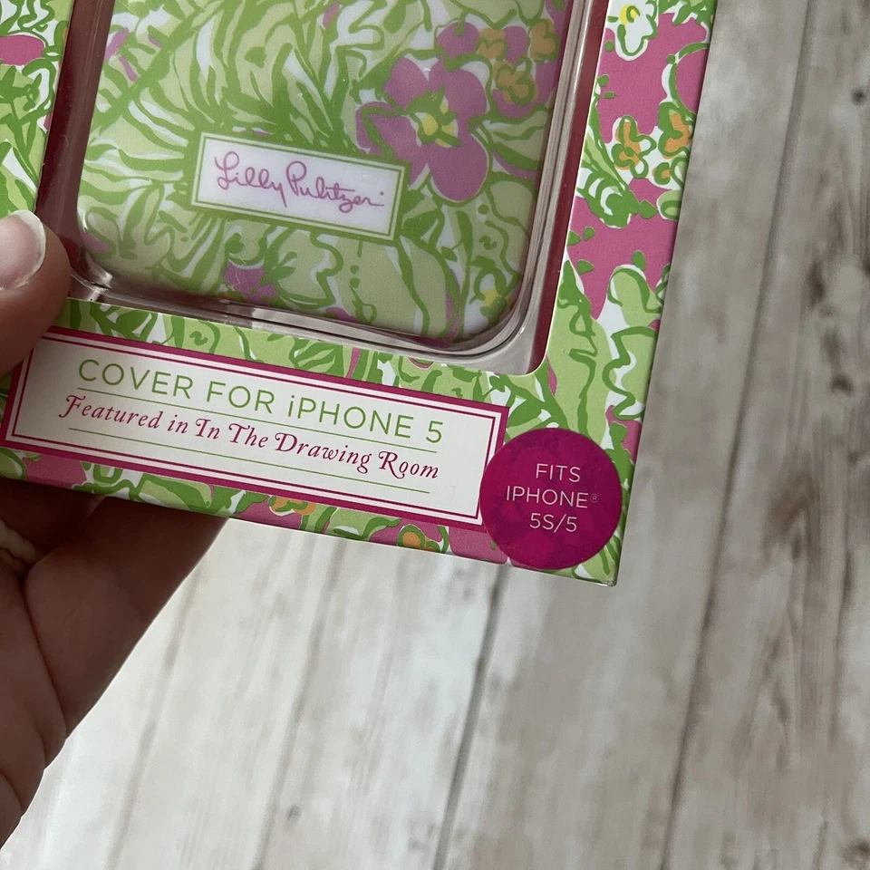 NUEVA FUNDA IPHONE LILLY PULITZER APPLE 5S Y 5 VERDE ROSA Foto 4 de 4