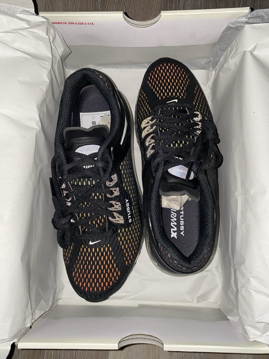 Size 11.5 - Nike Stussy x Air Max 2013 Black for sale online