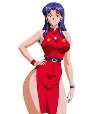 Misato Katsuragi Neon Genesis Evangelion NGE Waifu Anime Sticker 6" Car Decal