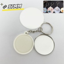 37MM Key Chain 100 Sets/Pack DIY Button Maker Button Badge Parts Keyrings