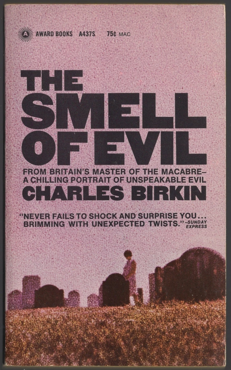 The Smell of Evil by Charles Birkin Award Books 1969 Pulp