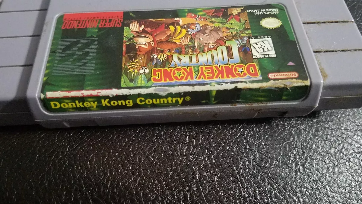 Donkey kong 2024 country snes ebay