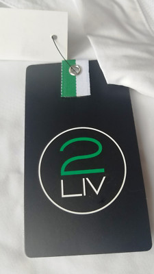 2Liv ACTIVE TEE W/ MIXED MEDIA MESH DRAWSTRING BOTTOM COTTON/POLY