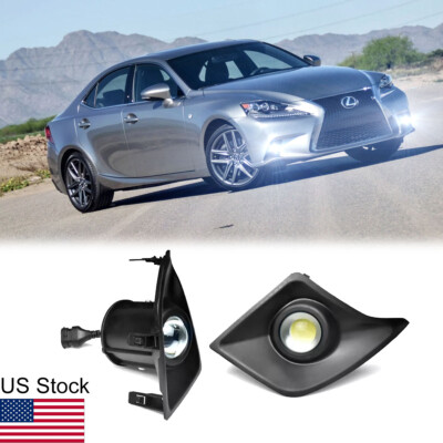 JDM LED Fog Light Lamps Kit Projector Assembly For 2014-2016 Lexus IS350 F-Sport