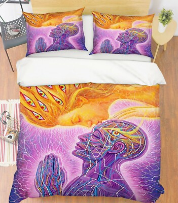 3D Yellow Woman ZHUA1305 Bed Pillowcases Quilt Duvet Cover Set Queen King Zoe