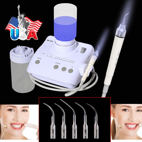 Portable Dental Ultrasonic Piezo Scaler – 2 Bottles, Fits EMS & Woodpecker Handpiece - View #4