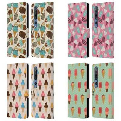 HEAD CASE DESIGNS ICE CREAM PATTERNS LEATHER BOOK WALLET CASE FOR XIAOMI PHONES