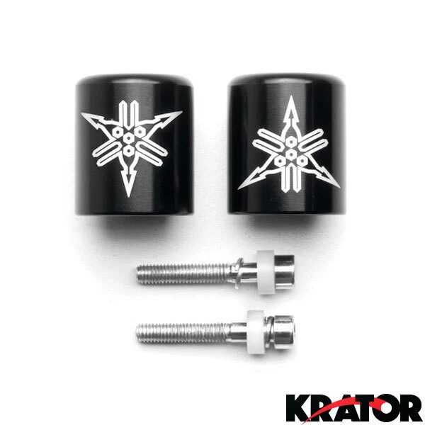 Deslizadores de extremos de barra negros para motocicleta Yamaha YZF R1 R6 FJR 1300 (1998-2012) Foto 3 de 3