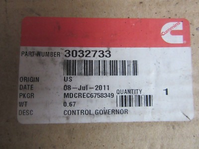 Neu Elektronischer Regler Drehzahlregler 3032733 für Cummins Dieselmotor