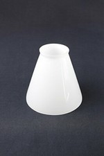 Vetro ricambio Lampada ministeriale americana england bianco a cono 11 cm opalin