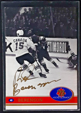 1991-92 Future Trends Canada '72 Swirl Gold Letters Autograph #48 Red Berenson