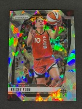 2024 WNBA Prizm Kelsey Plum Silver Cracked Ice Prizm #77