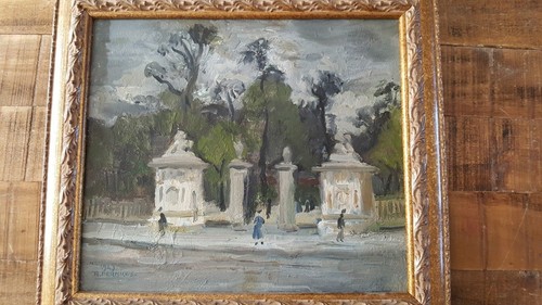 FRAMED Oil on Board by Robert Perniaux / Signed & Dated 1943 - Picture 2 of 7
