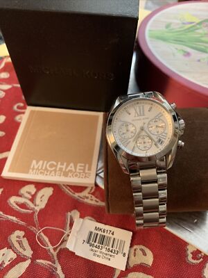 Michael Kors Bradshaw MK6174 Wrist Watch for Women STAINLESS STEEL