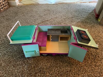 American Girl Doll Adventure Pop-Up Camper Retired | Incomplete 2016