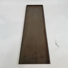 American Type Foundry Letterpress Printer Block Galley Tray 6-1/4" by 23" Brass