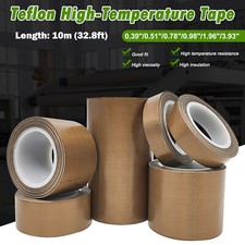 10m Teflon Tape High Temperature Resistant Self Adhesive PTFE Tape Vacuum Sealer