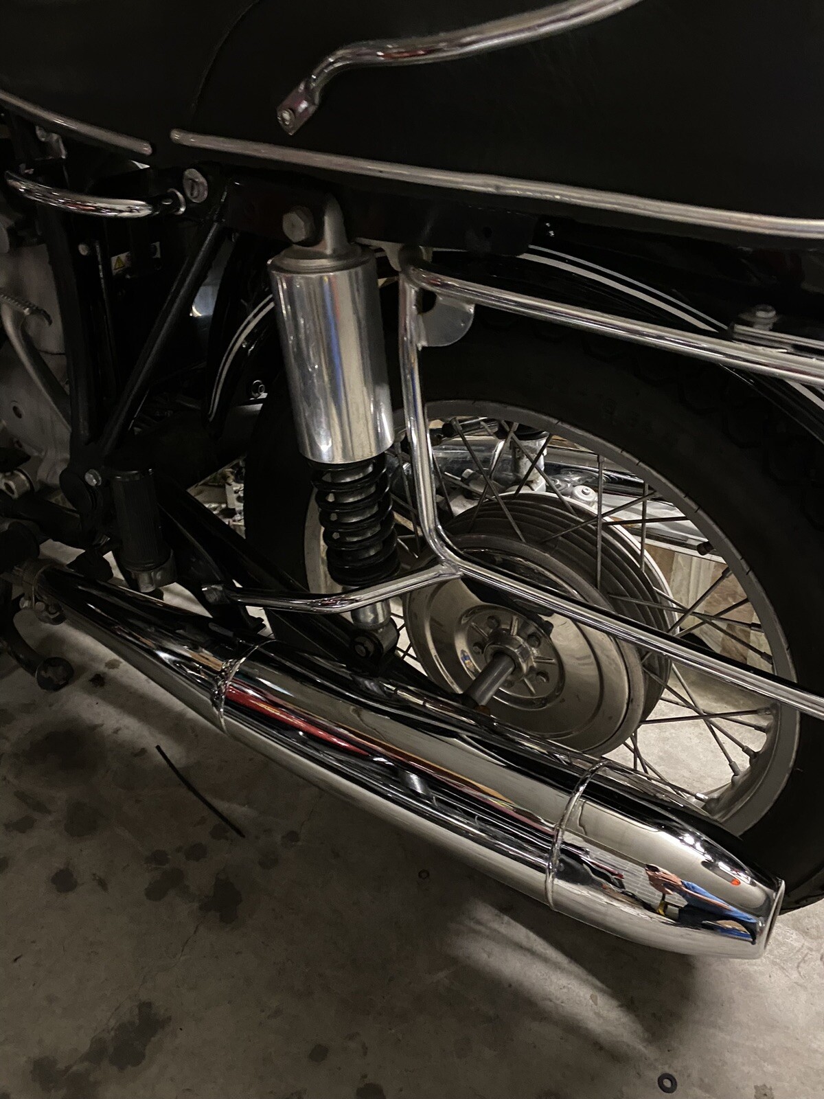 BMW R75/5 con accessori originali foto 5