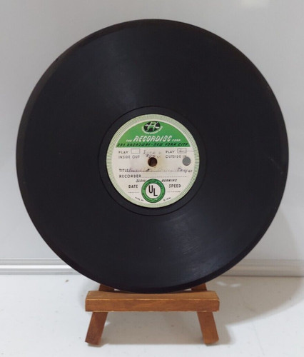 Original WWII FDR D-Day Prayer Home Recording "The Recordisc Corp." June 6, 1944