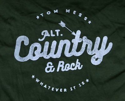 Alternative Country shirt RETRO design XL neu Tom Mess ragan stableton fallon 