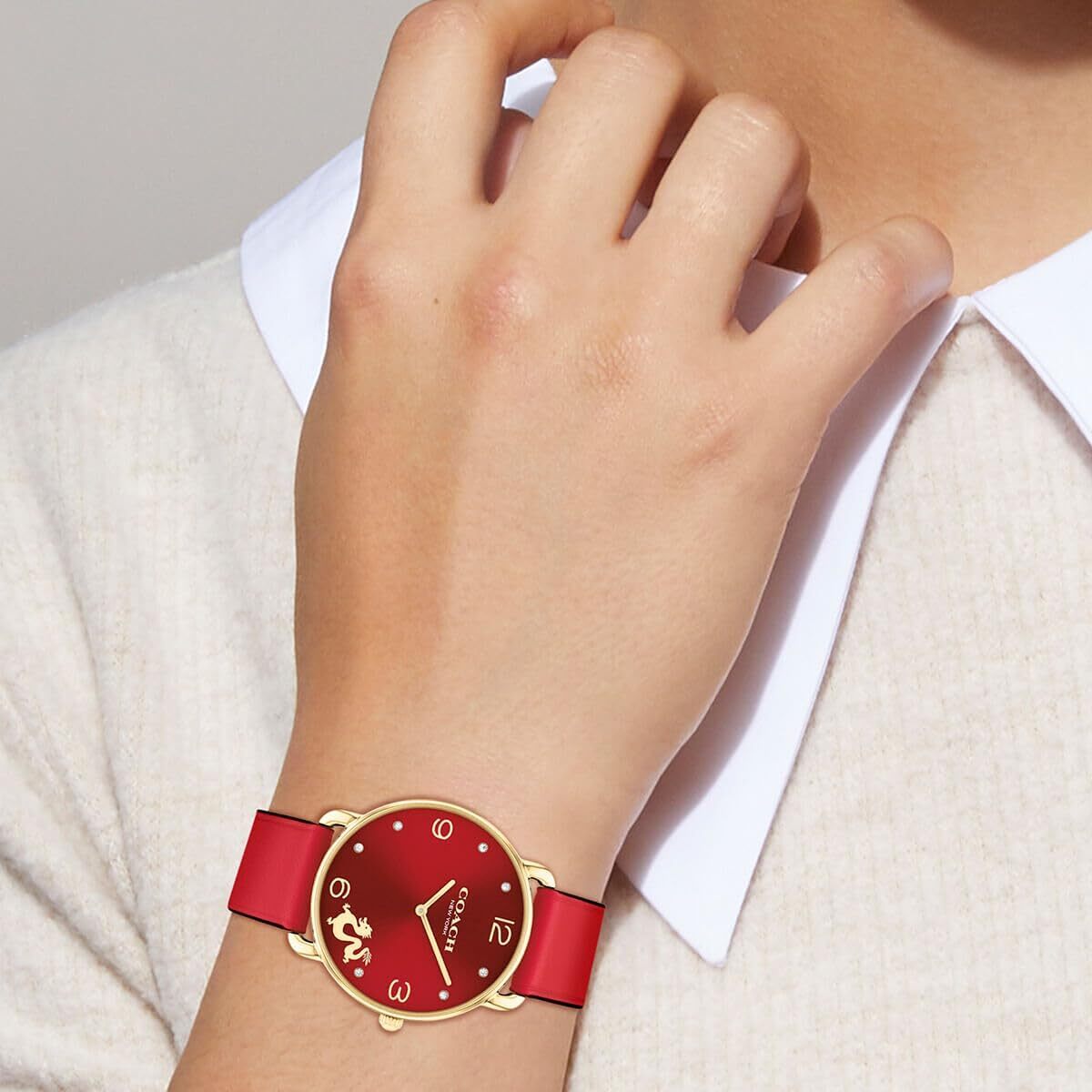 Coach] Watch Perry 14504239 Women's Red | eBay