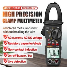 Digital Multimeter Tester AC DC Volt Ohm Amp Clamp Meter Auto Range LCD Handheld