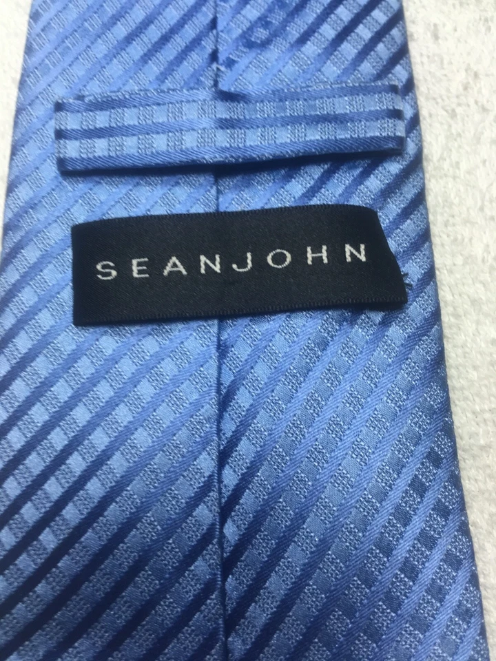 SEAN JOHN CORBATA HOMBRE AZUL A CUADROS 3,5 X 60 Foto 4 de 4