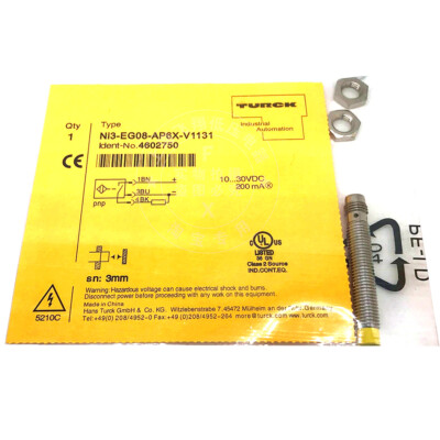 New TURCK Ni3-EG08-AN6X-V1131 4602850 Inductive sensor