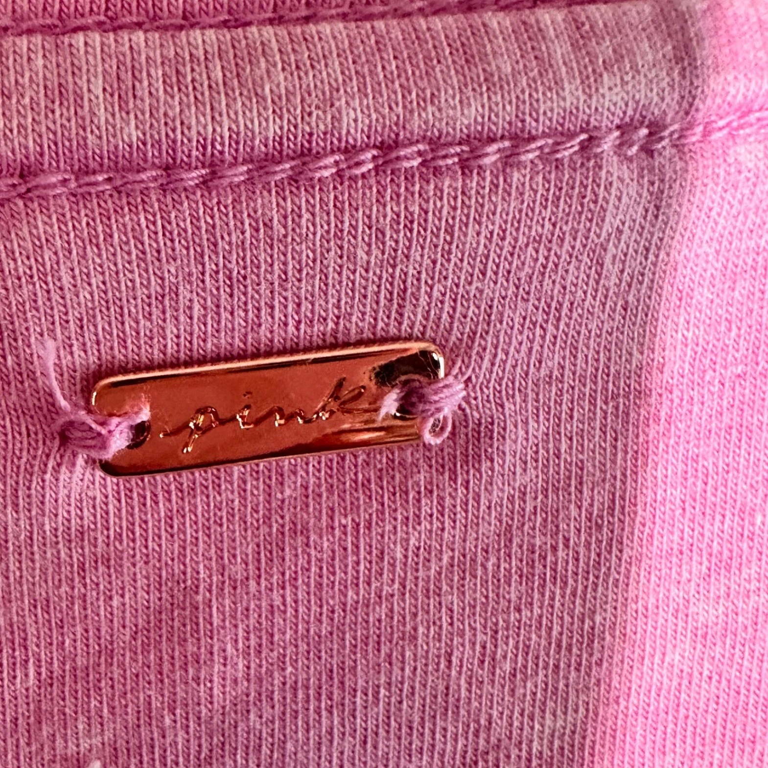 UNDERCOVER Abito donna Victoria's Secret rosa manica corta con coulisse laterale taglia XS