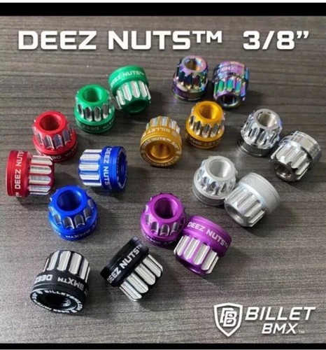 “Billet⚡️Bmx” Deez🥜Nutz (OIL⚡️SLICK) 3/8” Bmx Axle Bolts🔥⚡️🔥 - Picture 6 of 6