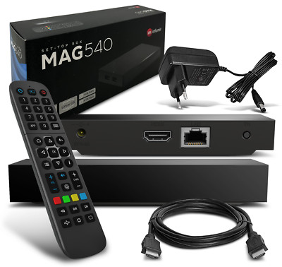 MAG 540 Set Top Box 1GB RAM 4K HEVC H 265 Unterstützung Linux ORIGINAL