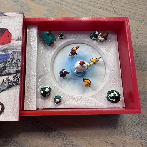 Caja de música animada Mr Christmas Matchbox Melodías Joy to the World - Ver VIDEO - Imagen 18 de 19