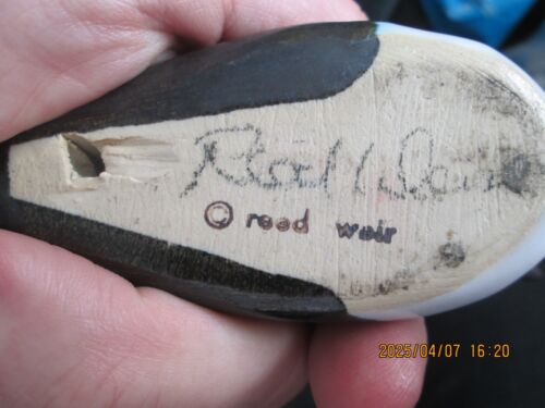 Reed Weir Ceramic LOON WHISTLE. Bird Caller Signed Duck - Picture 4 of 4