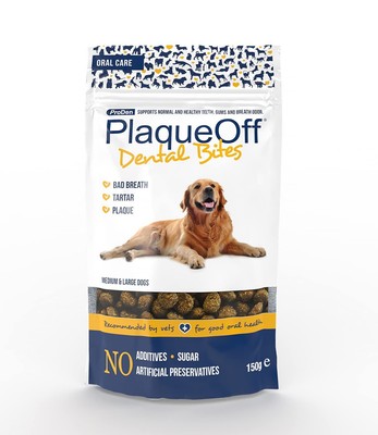 Dental Bites Snacks für Hunde über 10 kg 150 g gegen Mundgeruch Plaque Zahnstein