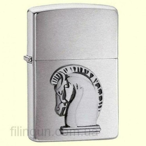 Rare Retired 04 Knight Chess Piece Emblem Zippo Lighter Ebay