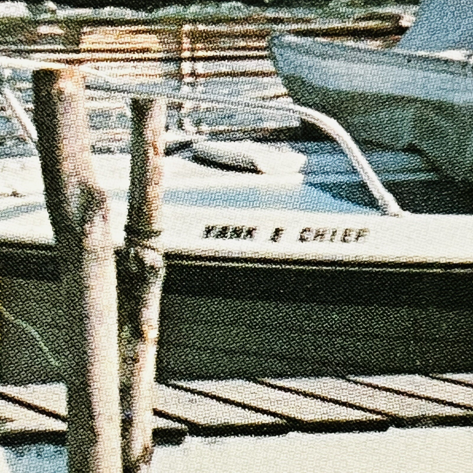 Vintage LAKE CHAUTAUQUA BEMUS POINT STOW, NY FERRY Postcard New York