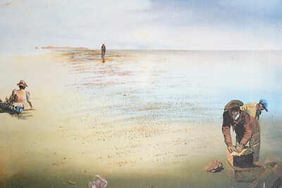 Salvador  Dali Lithographie,  signiert, limitiert, Prägestempel, 35 x 50 cm